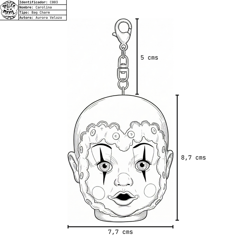 Bag Charm "Carolina"